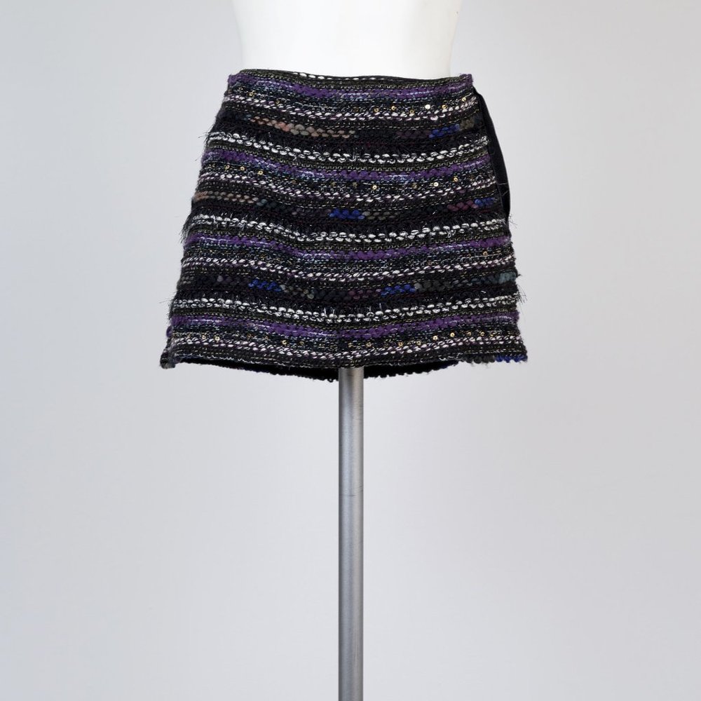 Sparkle Knit Mini Skirt